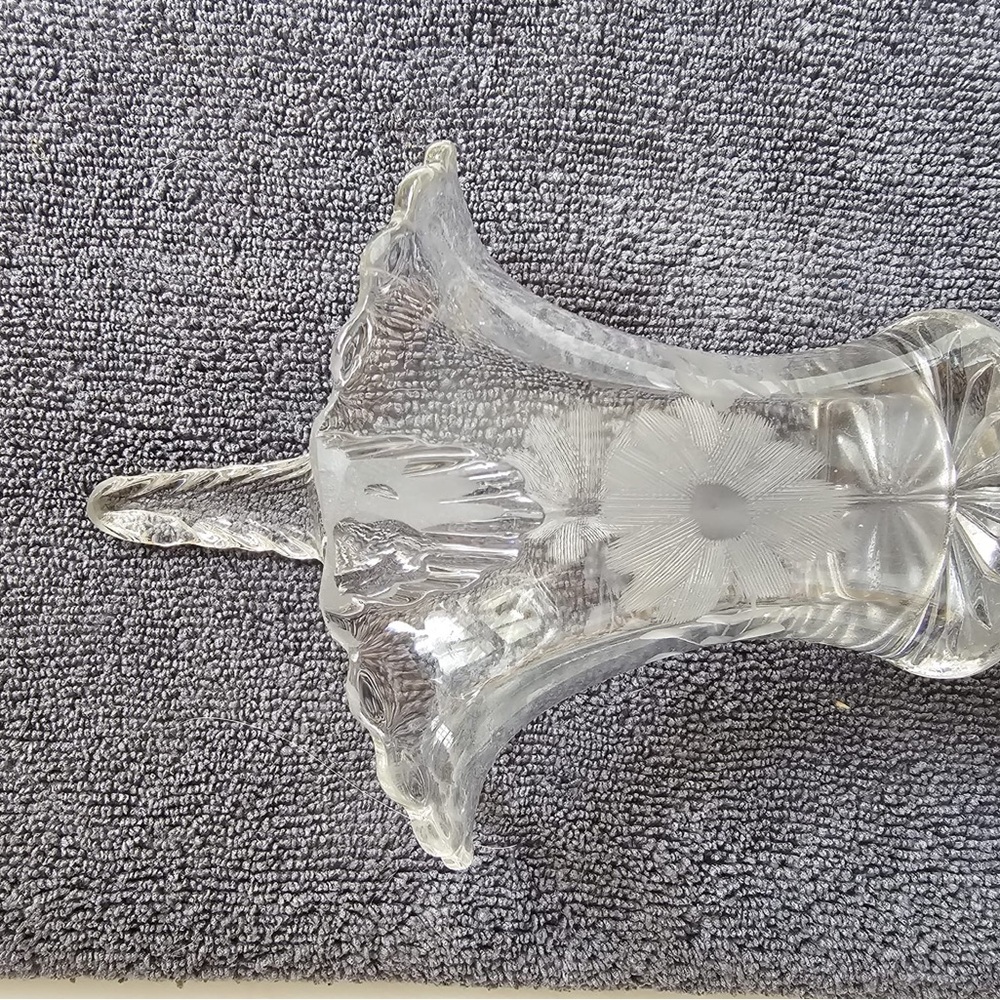 Clear Glass Decorative Wall Sconce Vase - Clear